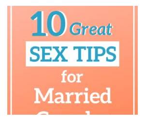 50 Sex Tips For Married Couples