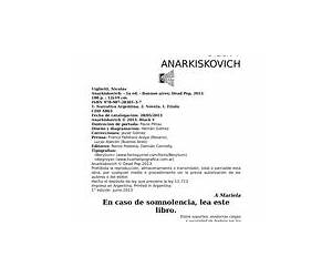 Anarkiskovich Anarkiskovich