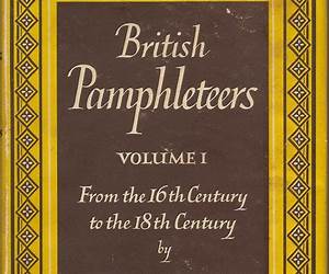 British Pamphleteers, Volume Two