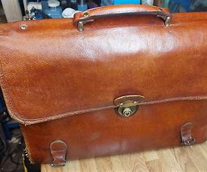How to restore repair leather briefcase, book, couch, jacket