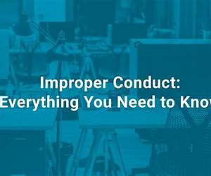 Improper Conduct