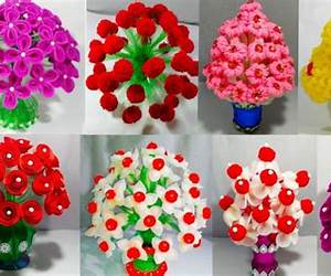 O Cultivo De Flores De Plástico