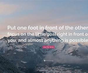 One Foot In Front of the Other (Free Story Friday, #22) One Foot In Front of the Other (Free Story Friday, #22)