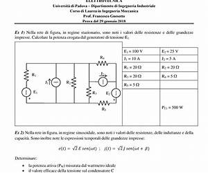 Raccolta di esercizi d'esame di Elettrotecnica Raccolta di esercizi d'esame di Elettrotecnica