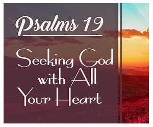 Seeking God in the Psalms