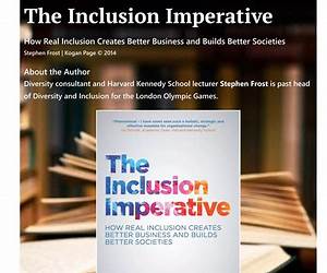 The Inclusion Imperative: How Real Inclusion Creates Better Business and Builds Better Societies