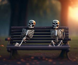 The Skeletons in City Park (Furry and Flo)