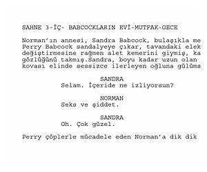 senaryo yazımı